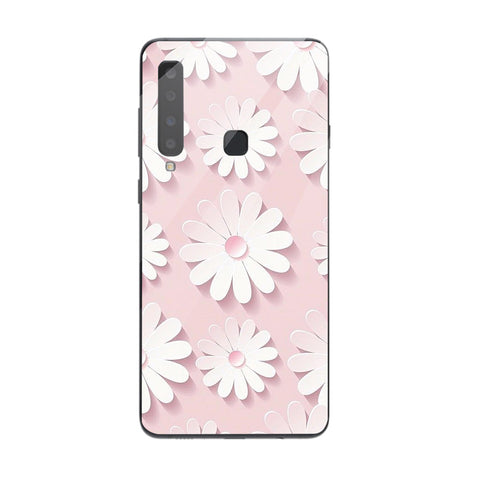 Beautiful Flowers Tempered Glass Phone Case for Samsung Galaxy A9 2018