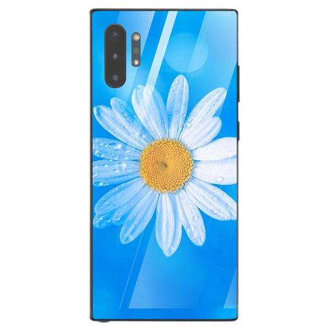 Beautiful Flowers Tempered Glass Phone Case for Samsung Galaxy Note 10 Plus