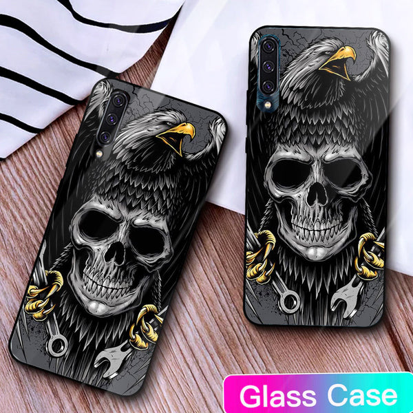 Eagle Tempered Glass Phone Case for Samsung Galaxy A50