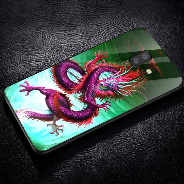 Dragon Tempered Glass Phone Case for Samsung Galaxy J6 Plus