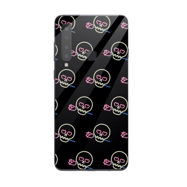 Halloween Skull Tempered Glass Phone Case for Samsung Galaxy A9 2018