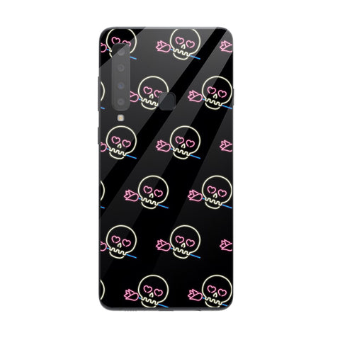 Halloween Skull Tempered Glass Phone Case for Samsung Galaxy A9 2018