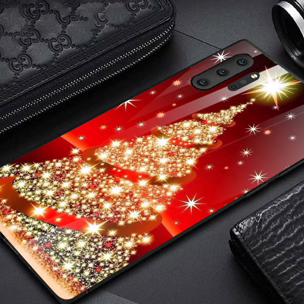 Merry Chrismas Tempered Glass Phone Case for Samsung Galaxy Note 10 Plus