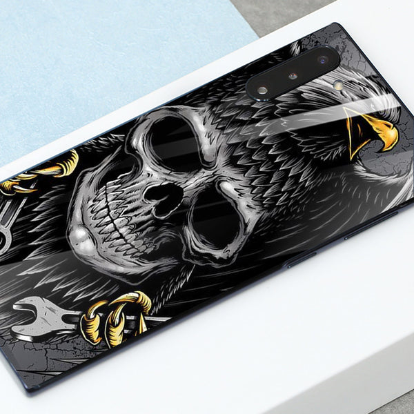 Eagle Tempered Glass Phone Case for Samsung Galaxy Note 10