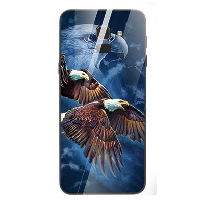 Eagle Tempered Glass Phone Case for Samsung Galaxy J6 2018