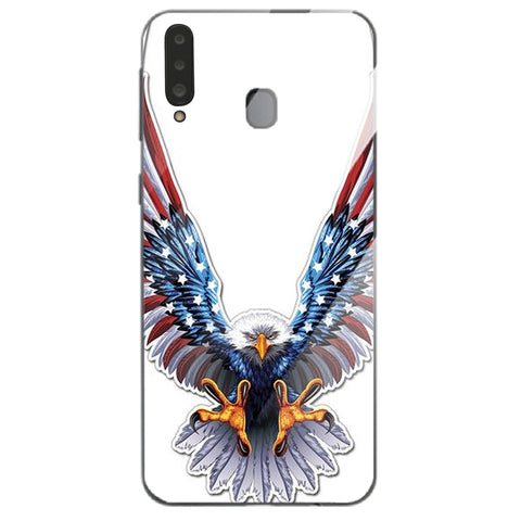 Eagle Tempered Glass Phone Case for Samsung