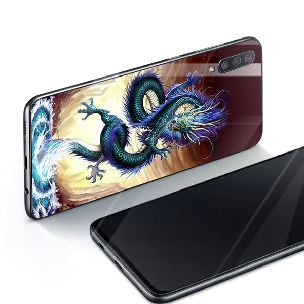 Dragon Tempered Glass Phone Case for Samsung Galaxy A70