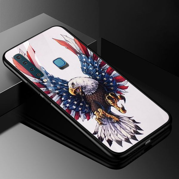 Eagle Tempered Glass Phone Case for Samsung Galaxy A9 2018
