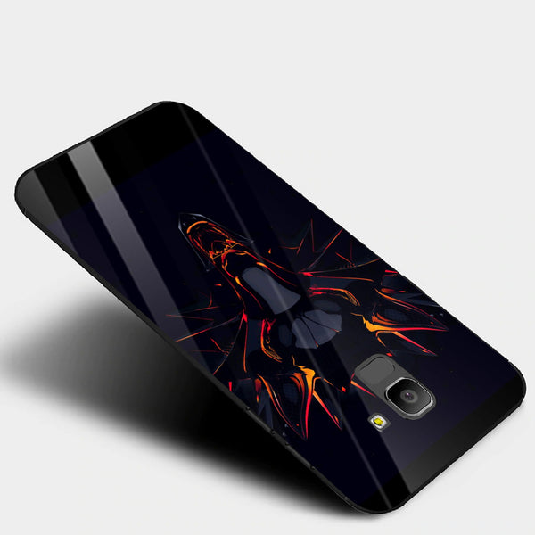 Wolf Eyes Tempered Glass Phone Case for Samsung Galaxy J6 2018