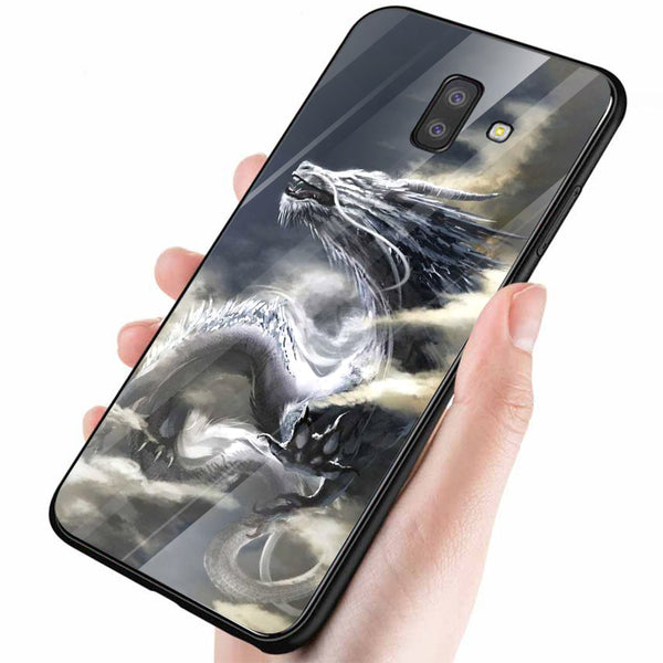 Dragon Tempered Glass Phone Case for Samsung Galaxy J6 Plus