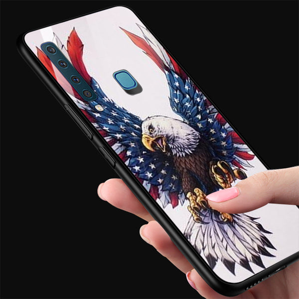 Eagle Tempered Glass Phone Case for Samsung Galaxy A9 2018