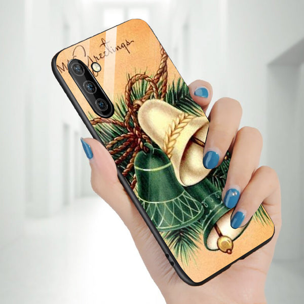 Merry Chrismas Tempered Glass Phone Case for Samsung Galaxy Note 10