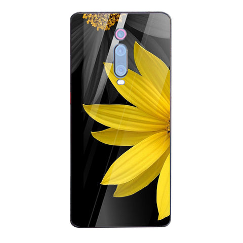Beautiful Flowers Tempered Glass Phone Case for Xiaomi Redmi K20