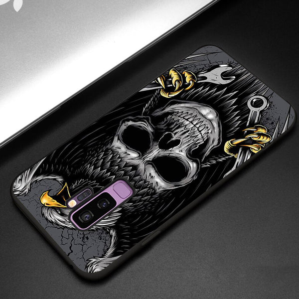 Eagle Tempered Glass Phone Case for Samsung Galaxy S9 Plus