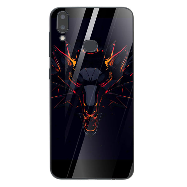 Wolf Eyes Tempered Glass Phone Case for Samsung Galaxy A10S