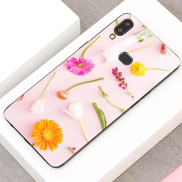 Beautiful Flowers Tempered Glass Phone Case for Samsung Galaxy A10S