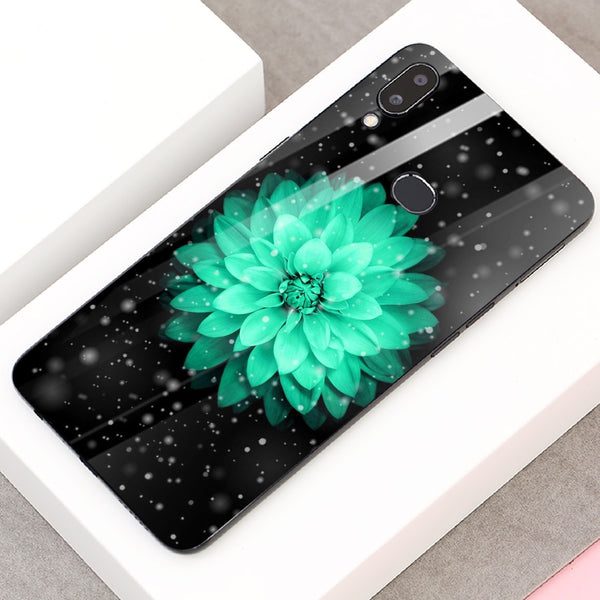 Beautiful Flowers Tempered Glass Phone Case for Samsung Galaxy A10S