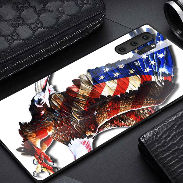 Eagle Tempered Glass Phone Case for Samsung Galaxy Note 10 Plus