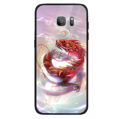 Dragon Tempered Glass Phone Case for Samsung Galaxy S7