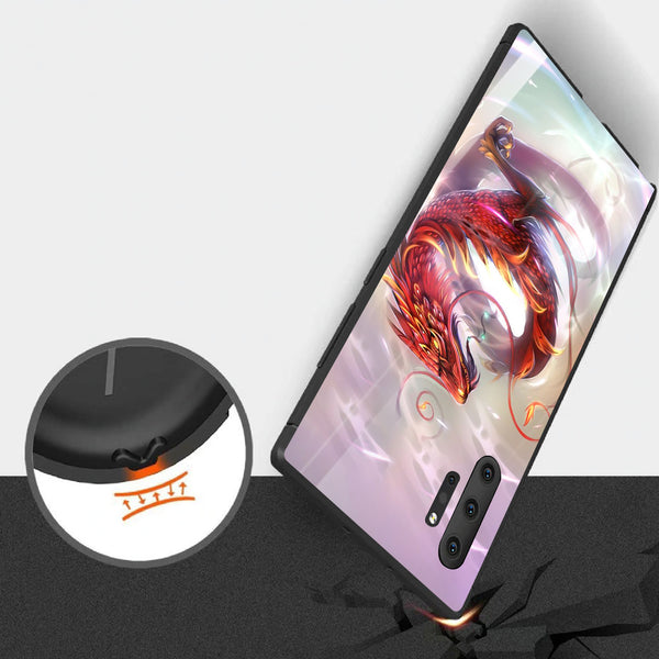 Dragon Tempered Glass Phone Case for Samsung Galaxy Note 10 Plus