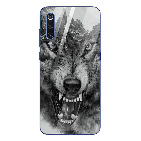 Wolf Eyes Tempered Glass Phone Case for Xiaomi Mi 9 SE