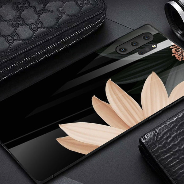 Beautiful Flowers Tempered Glass Phone Case for Samsung Galaxy Note 10 Plus
