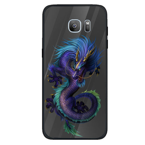 Dragon Tempered Glass Phone Case for Samsung Galaxy S7 Edge