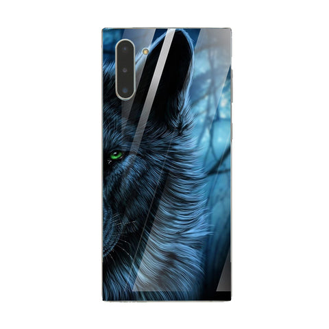 Wolf Eyes Tempered Glass Phone Case for Samsung Galaxy Note 10