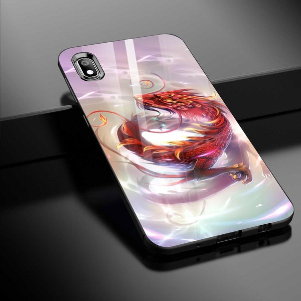 Dragon Tempered Glass Phone Case for Samsung Galaxy A10