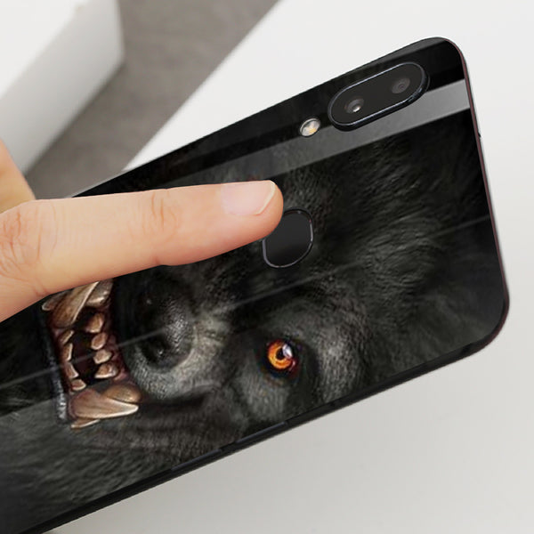 Wolf Eyes Tempered Glass Phone Case for Samsung Galaxy A10S