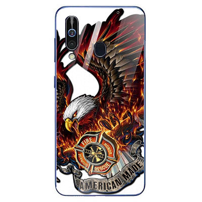 Eagle Tempered Glass Phone Case for Samsung Galaxy A60