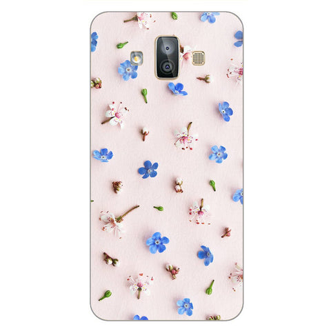 Beautiful Flowers Tempered Glass Phone Case for Samsung Galaxy J7 Duo