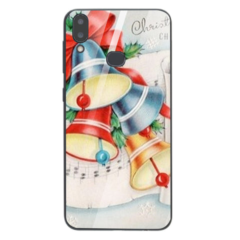 Merry Chrismas Tempered Glass Phone Case for Samsung Galaxy A10S
