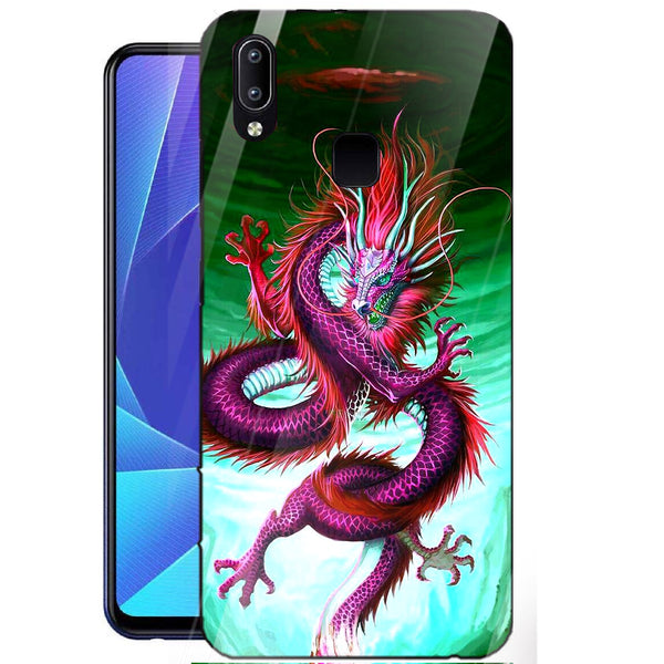 Dragon Tempered Glass Phone Case for Vivo Y95
