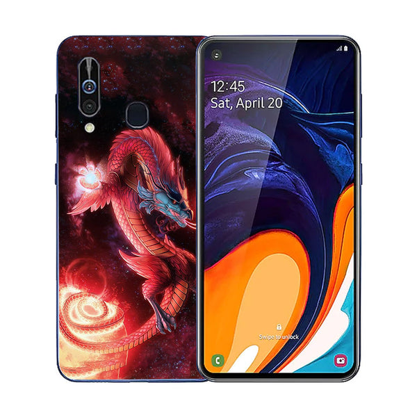 Dragon Tempered Glass Phone Case for Samsung Galaxy A60
