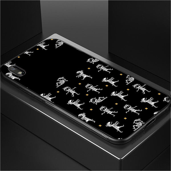 Halloween Skull Tempered Glass Phone Case for Samsung Galaxy A10