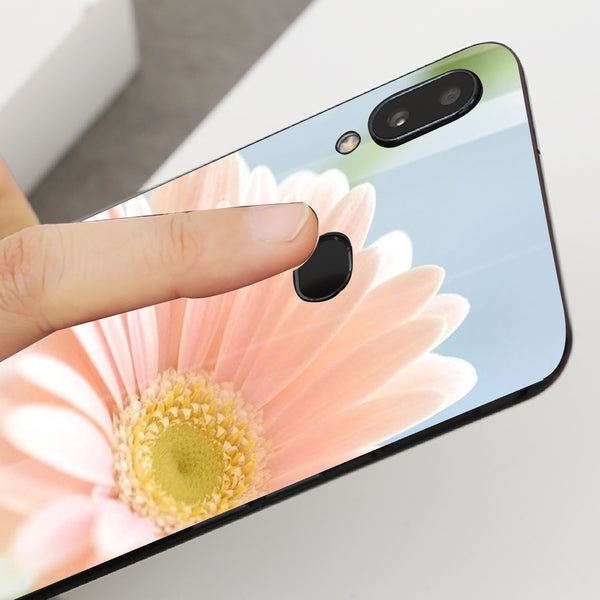 Beautiful Flowers Tempered Glass Phone Case for Samsung Galaxy A10S