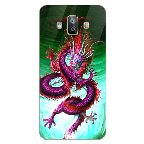 Dragon Tempered Glass Phone Case for Samsung Galaxy J7 Duo