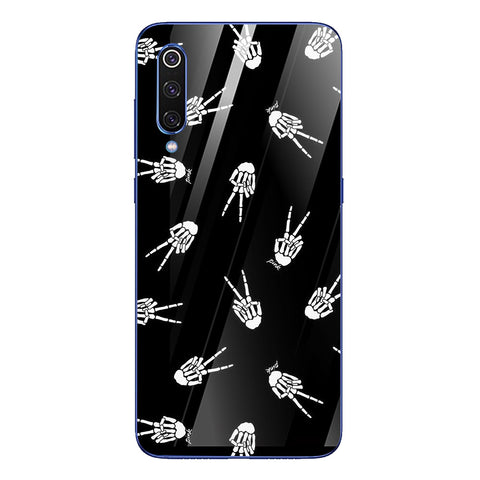 Halloween Skull Tempered Glass Phone Case for Xiaomi Mi 9 SE