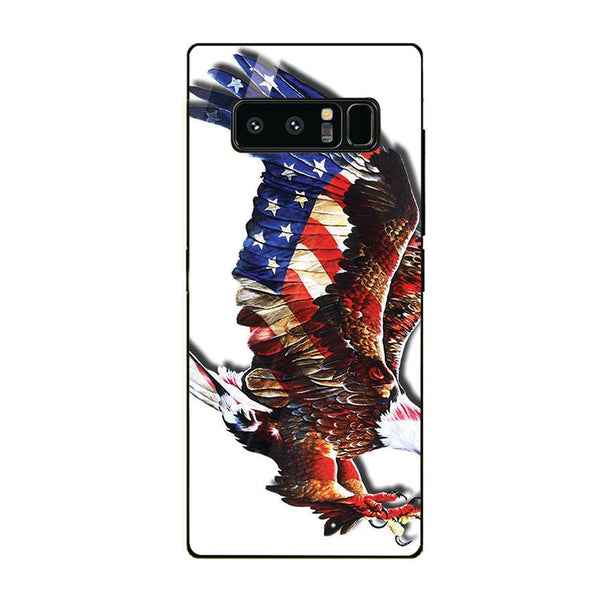 Eagle Tempered Glass Phone Case for Samsung Galaxy Note 8