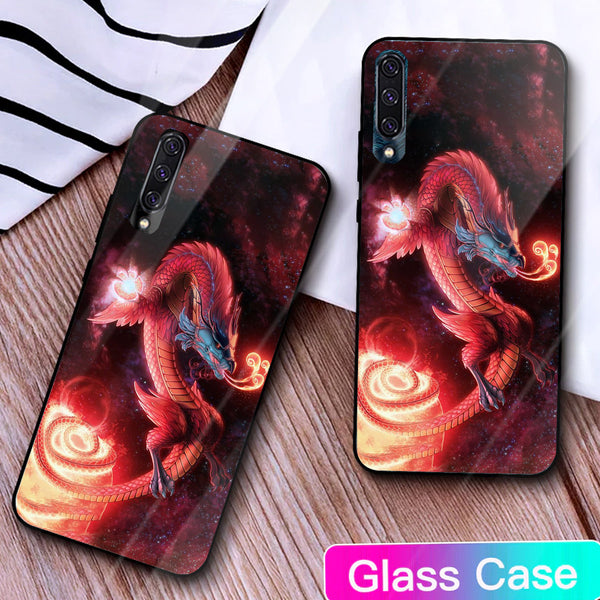 Dragon Tempered Glass Phone Case for Samsung Galaxy A50S