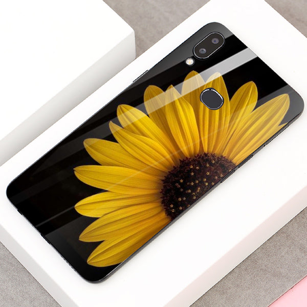 Beautiful Flowers Tempered Glass Phone Case for Samsung Galaxy A10S