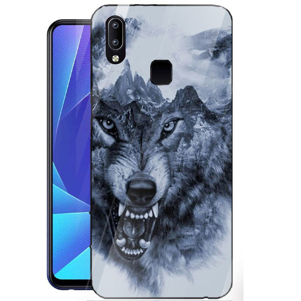 Wolf Eyes Tempered Glass Phone Case for Vivo Y95