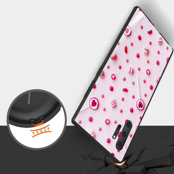 Beautiful Flowers Tempered Glass Phone Case for Samsung Galaxy Note 10 Plus