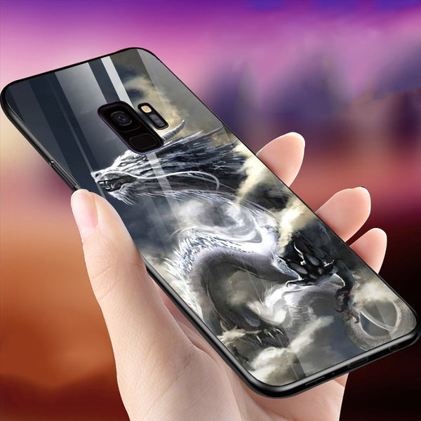 Dragon Tempered Glass Phone Case for Samsung Galaxy S9