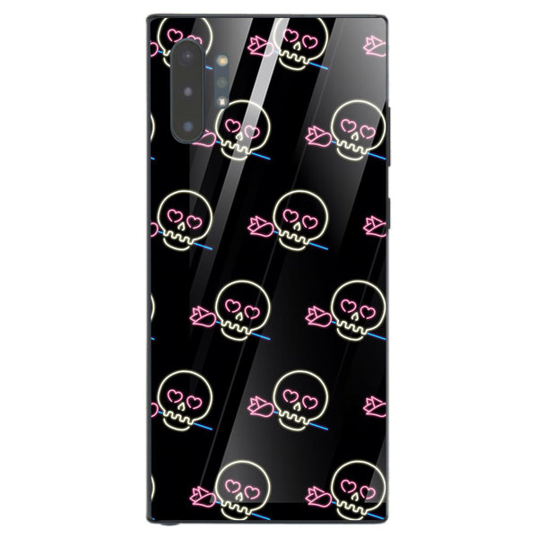 Halloween Skull Tempered Glass Phone Case for Samsung Galaxy Note 10 Plus