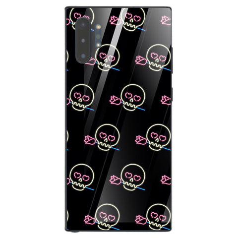 Halloween Skull Tempered Glass Phone Case for Samsung Galaxy Note 10 Plus