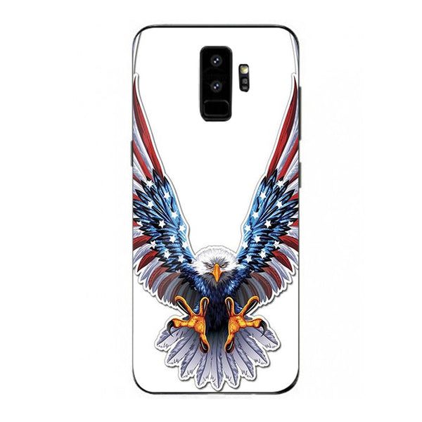 Eagle Tempered Glass Phone Case for Samsung Galaxy S9 Plus