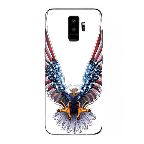 Eagle Tempered Glass Phone Case for Samsung Galaxy S9 Plus