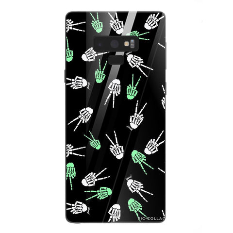 Halloween Skull Tempered Glass Phone Case for Samsung Galaxy Note 9